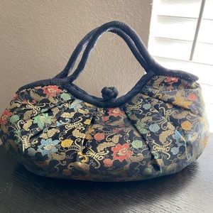 Oriental brocade purse